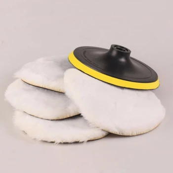 

Marble Polishing Pads 5Pcs Car Furniture Wool Buffing 7 Inch Detailing