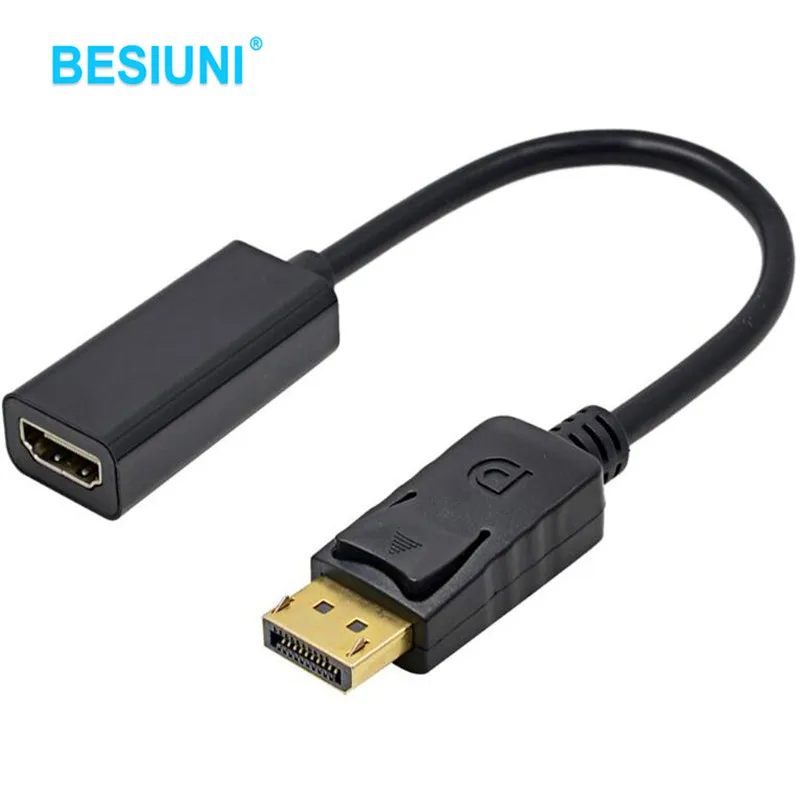 Переходник DP в HDMI-совместимый с ноутбуком HP/DELL штекер-гнездо | Электроника