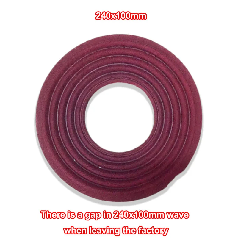 2pcs 225x100/240x49.5/240x100mm Elastic Wave Loudspeaker Subwoofer Woofer Bass Speaker Repair Spider Damper