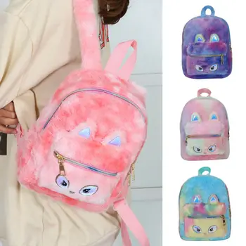 

New Women Girl Plush Mini Backpack Bunny Travel School Satchel Shoulder Bag Ruckrack