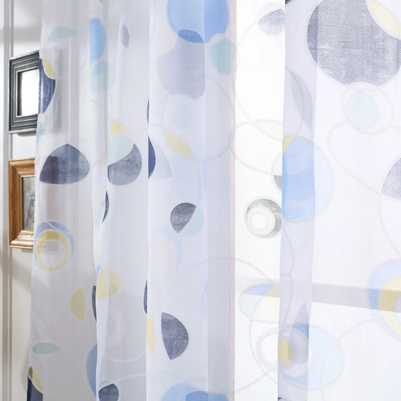 Тюлевые занавески s 3d американская вуаль для украшения гостиной современные