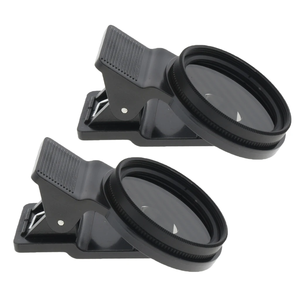 

2 Pieces CPL (Circular Polarizer) | Lens Filter (37mm) For Smart Phone Lens