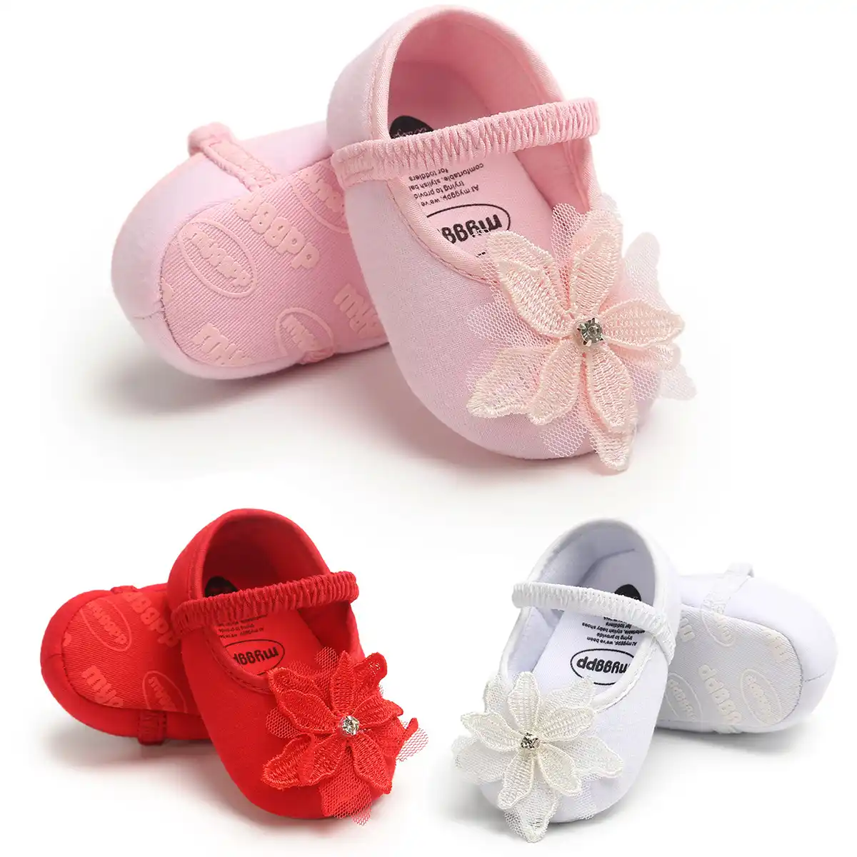 Bottines De Ballerine Pour Bebe Fille Chaussures De Bapteme De Princesse Pour Les Premiers Pas Aliexpress