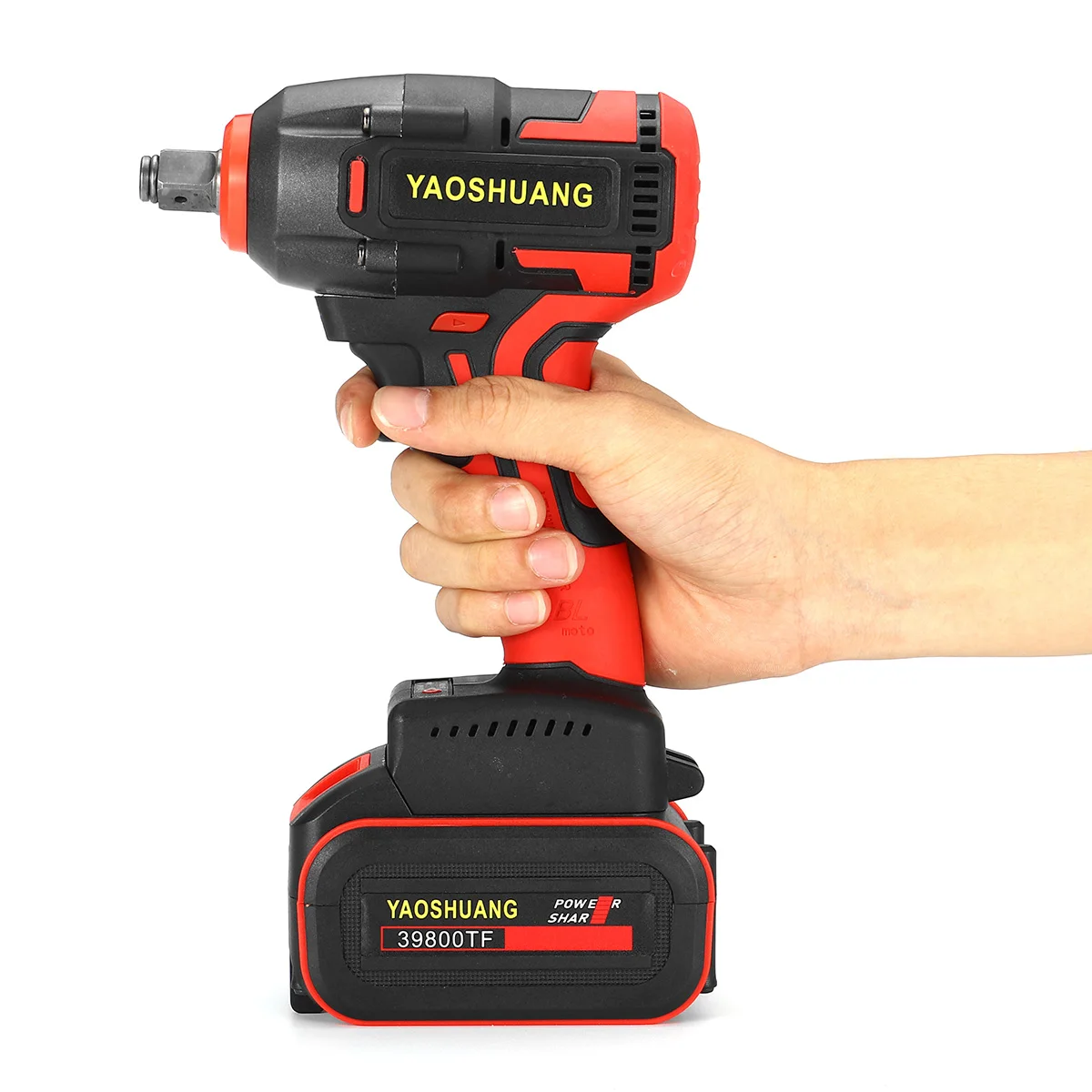 

Doersupp Brushless Electric Wrench Impact Cordless Wrench Socket Wrench 220V/110V 33000mAh Screwdriver Hand Drill Motor Install