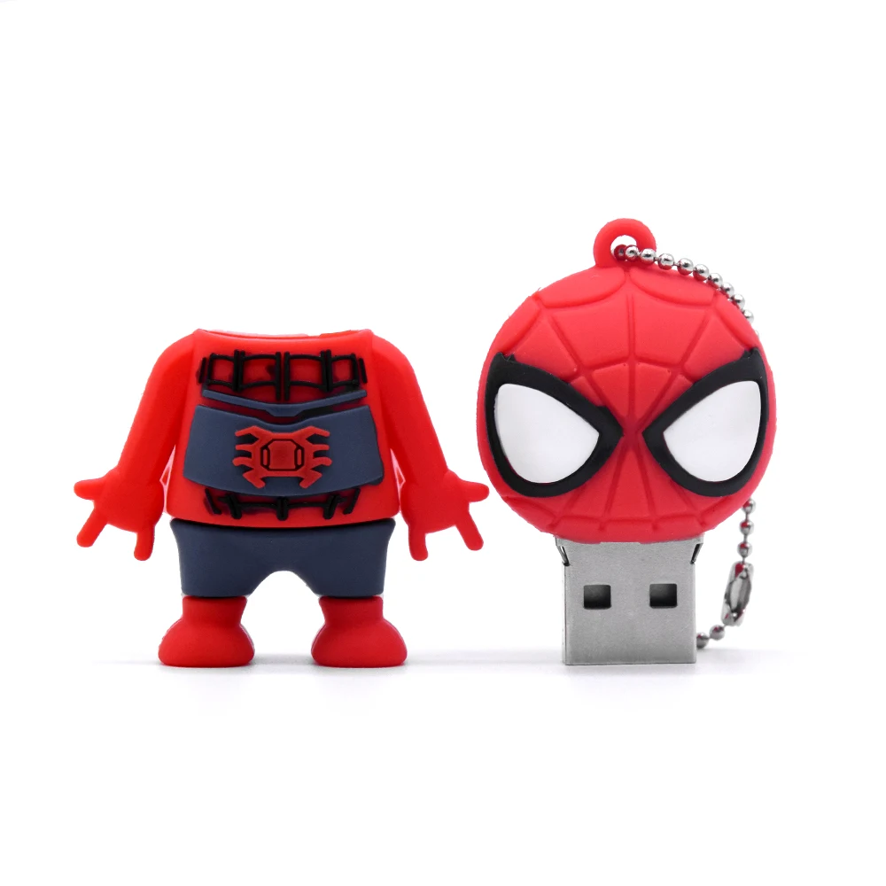 USB флешка Hero Spiderman с черной пантерой, флеш-накопитель 128 Мб, 32 ГБ, 64 ГБ, usb накопитель, Usb флеш-накопитель