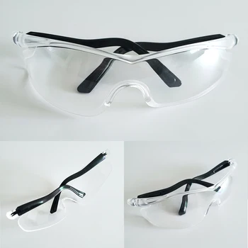 

1*Anti-fog Safety Glasses Anti-dust Premium Hard Glue Goggles High Definition Eyewear Transparent Full Transmission