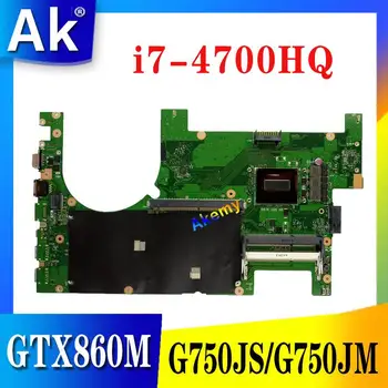 

AK G750JS G750JM Laptop motherboard for ASUS G750JS G750JM G750JW G750JH G750JX Test original mainboard I7-4700/4710 CPU GTX860M