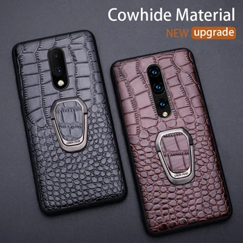 

Genuine Leather Phone Case For Oneplus 7 pro 8 Pro Case For oneplus 6 6t 7t pro Case Cowhide cover
