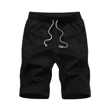 Новые мужские шорты,, повседневные пляжные шорты, качественные модные брендовые пляжные шорты с эластичной талией, мужские укороченные шорты