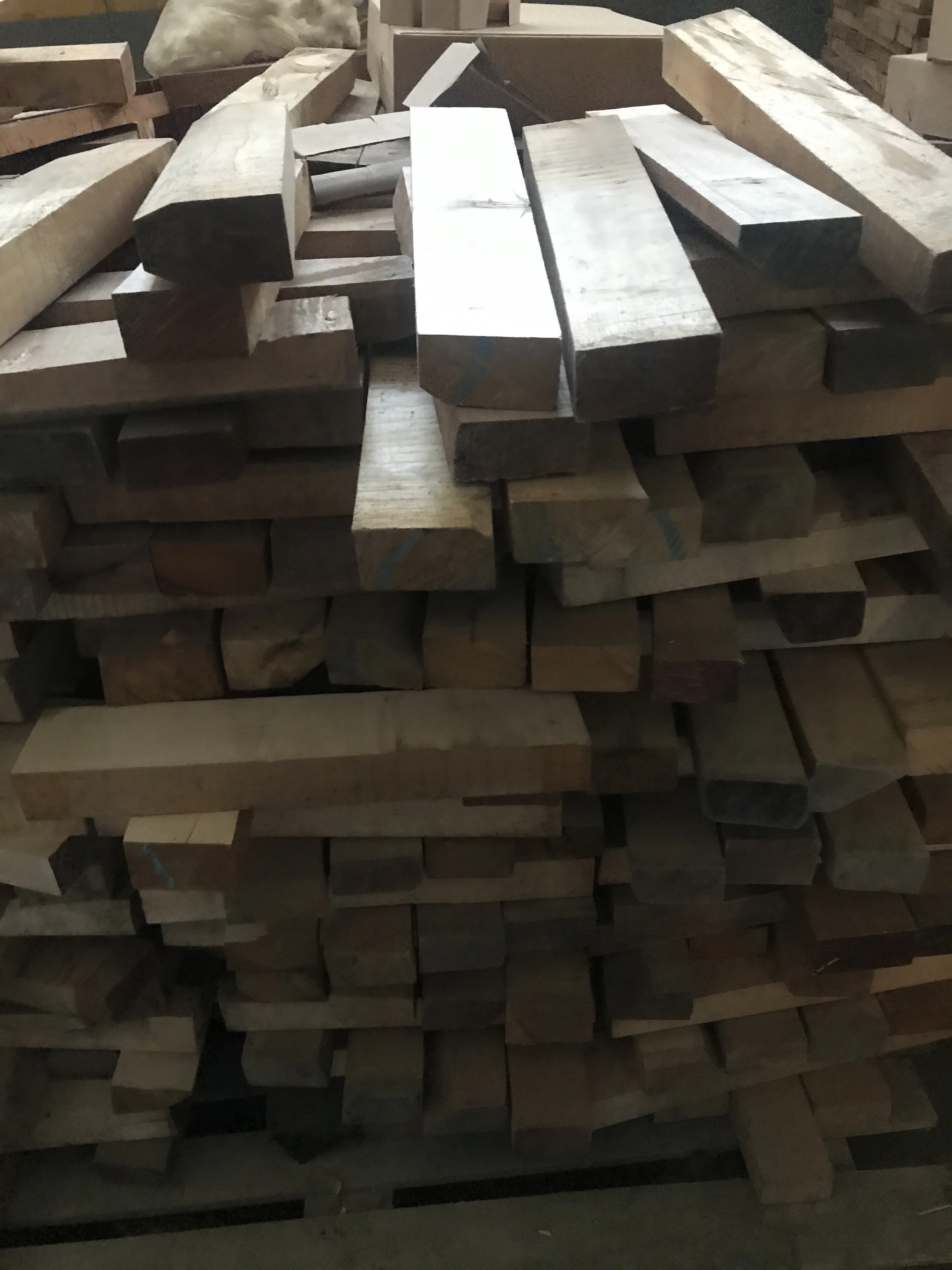 Maple Wood Material for Luthier, Square Neck, DIY, 1 PC, 1/4, 1/2, 3/4, 4/4