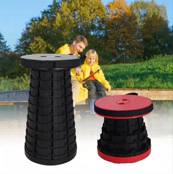 

VIP Portable Telescoping Stool Retractable Folding Garden Camping Stools Seat for Fishing Hiking Traveling Outdoor Activities