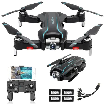 

S17 RC Drone With 1080P / 4K HD Camera Adjustable Wide-Angle Optical Flow Professional Foldable Quadcopter Helicopter Drone Toy