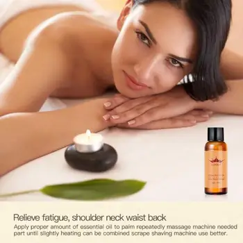 

Natural Ginger Therapy Essential Oil Anti Aging Pure Plant Water-soluble Essential Oil Body SPA Relax Massage Oil 30ml TSLM1