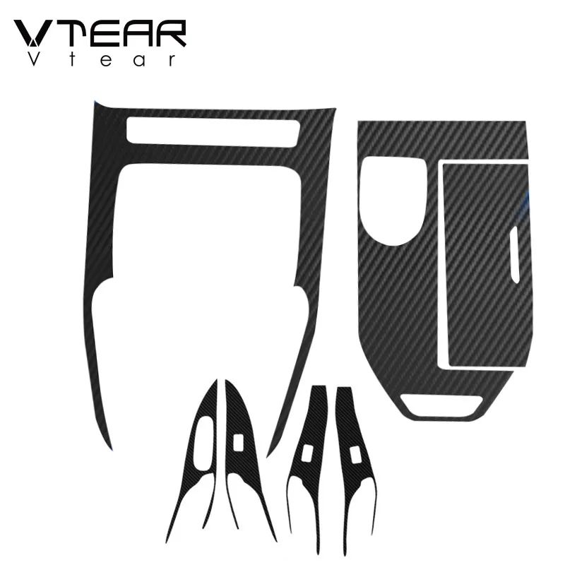 Vtear Interior Decoration Trim Car-Styling Inner Center Console Frame Stickers Car Accessories Parts For Haval H6 3rd Gen 2021