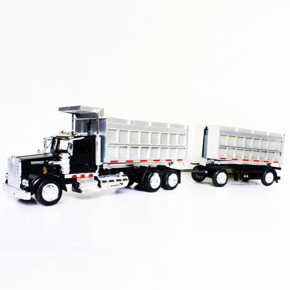 1/43 масштаб Kenworth самосвал Американский длинный головной литой Сплав Классический транспортер модель автомобиля танкер коллекционные подарки детская игрушка