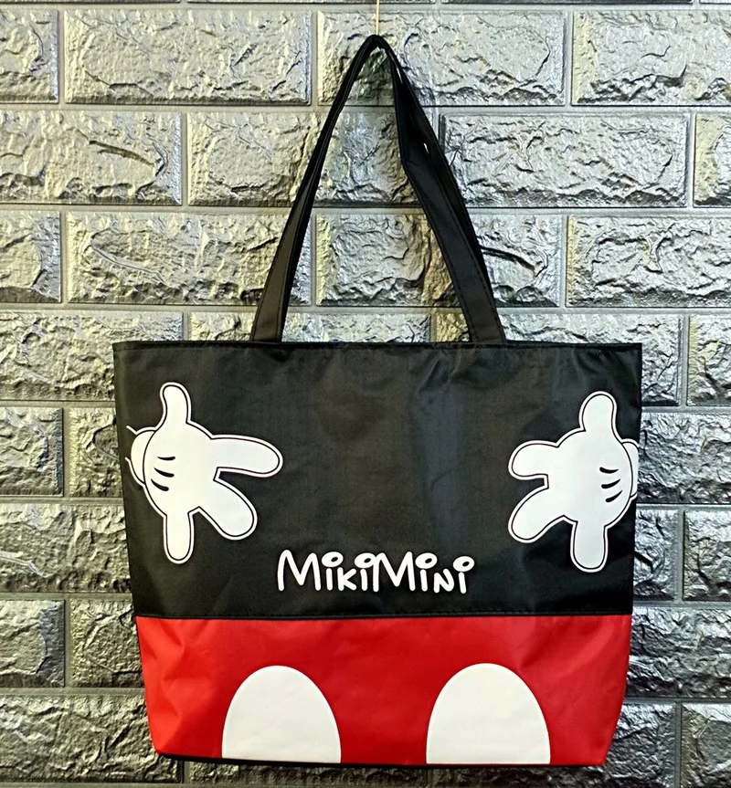 Новая мультяшная вместительная сумка через плечо, сумка для леди, женская сумка для покупок, модная сумка для отдыха, сумка для ланча, сумка Harajuku - Цвет: A1