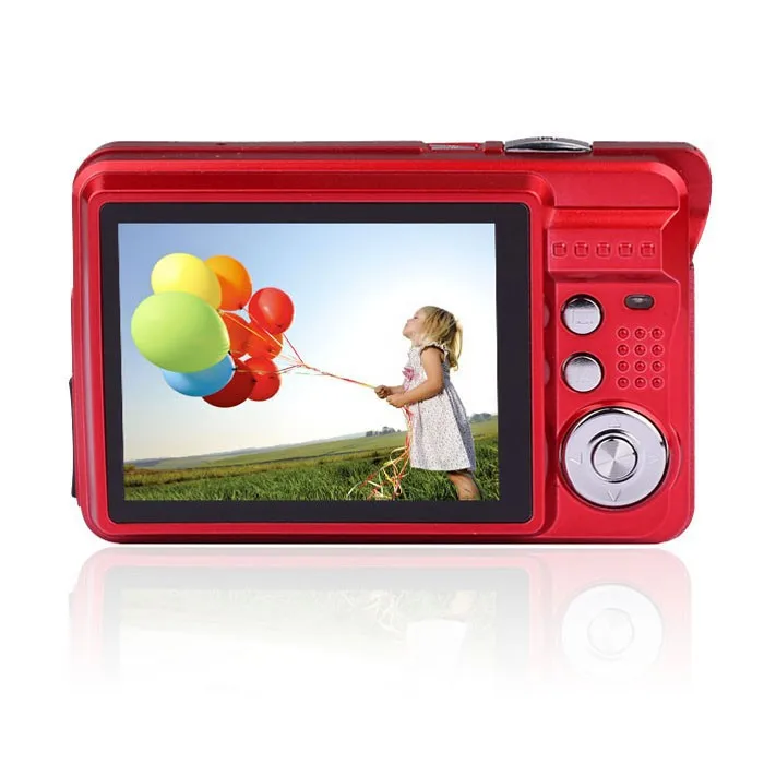 Karue новые 18Mp Max 5Mp CMOS сенсор цифровые камеры 8x цифровой зум Rechareable литиевая батарея 2,7 дюйма - Цвет: Красный