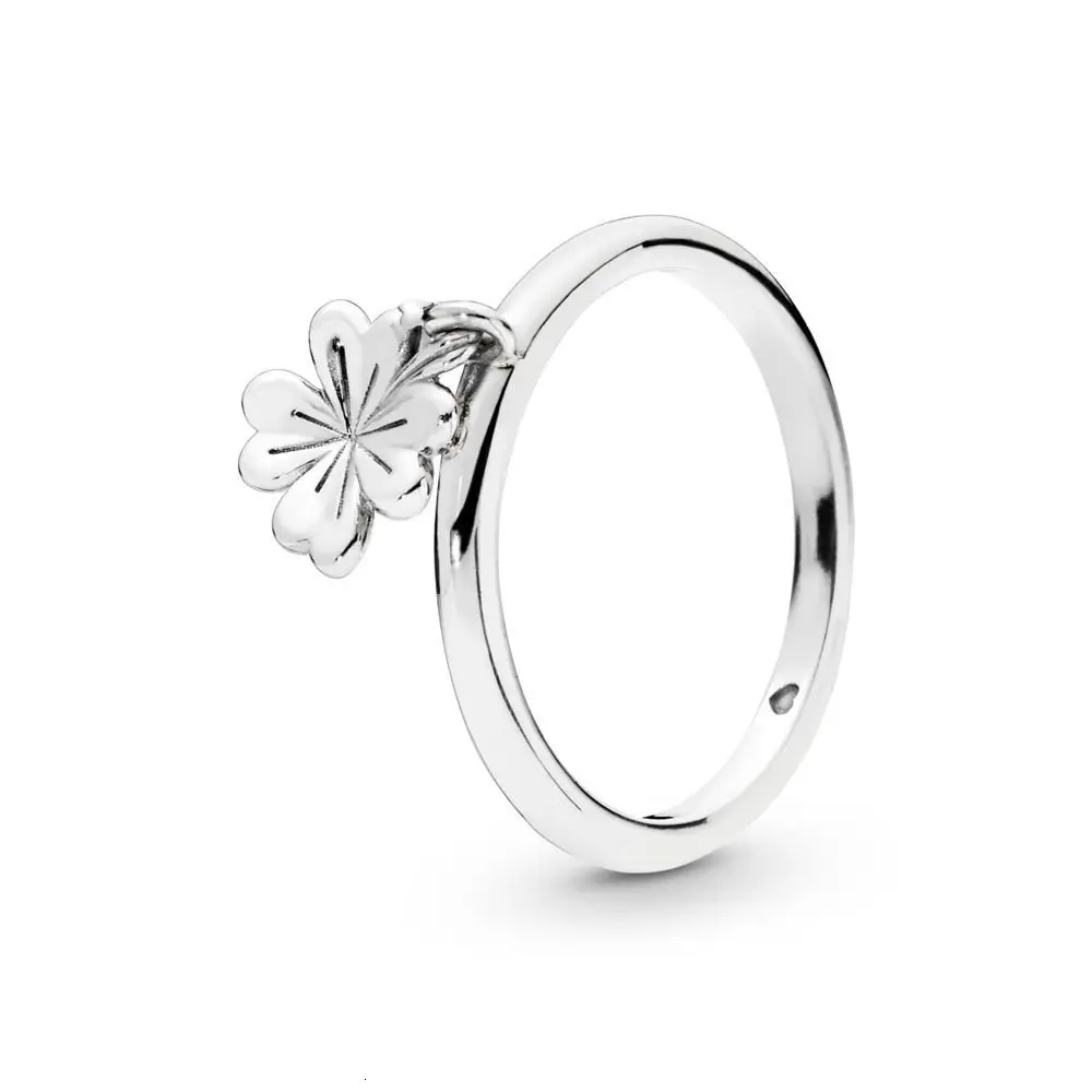 925 серебряное кольцо, Стерлинговое Серебро, весна, Lucky Four Leaf Treves, паста, Think CHARME, серьги, выпущенные в серии - Цвет: 7