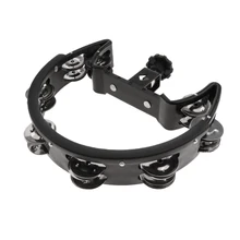 1x музыкальный погремушка бубен музыкальный колокольчик шейкер раннего детского обучения