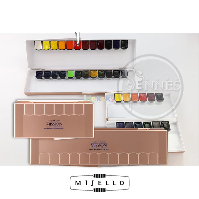 MIJELLO Watercolor Palette MWP series, removable mixing tray, serves as an  additional palette,provide extra mixing space - AliExpress