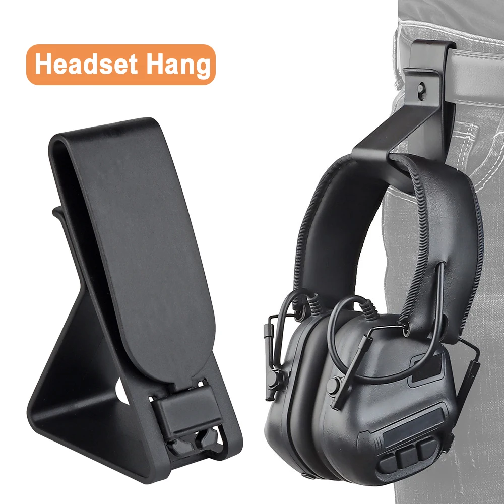 Hook-Clip-Clamp Belt Hang-Buckle Mobile-Phone-Holder Tactical Headset Quick-Release MOLLE