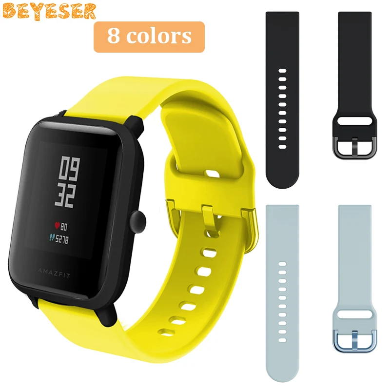 Для Huami Amazfit Bip BIT PACE Lite Молодежный спортивный силиконовый ремешок для часов Замена для Huami Amazfit GTS ремешок Прямая поставка