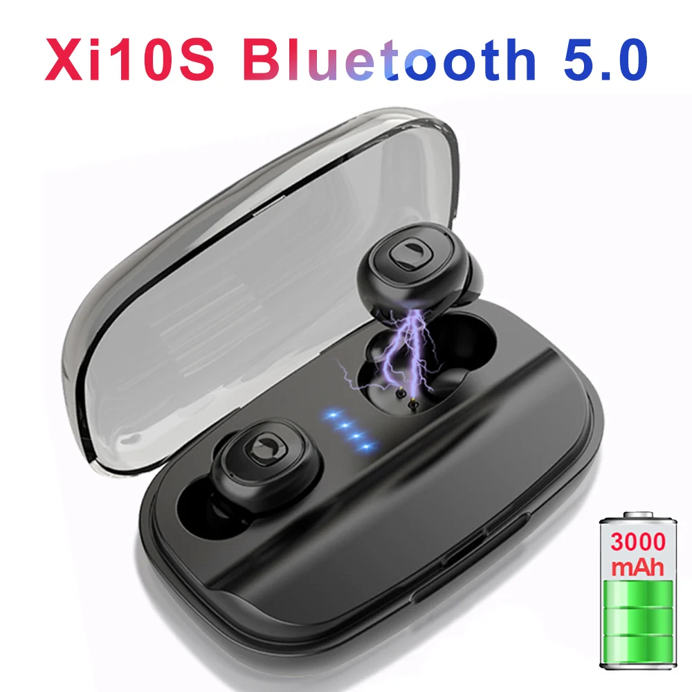 XI10S Bluetooth гарнитура V5.0 стерео спортивные водонепроницаемые наушники беспроводные магнитные наушники с микрофоном для всех смартфонов
