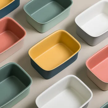 

Table Top Storage Basket Plastic Hollow Storage Basket Kitchen Snack Storage Box Bathroom Bath Basket