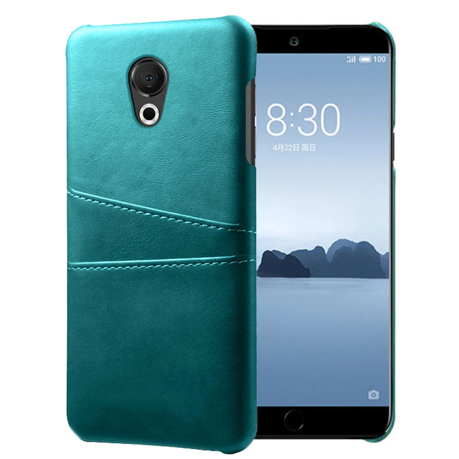 SCK кожаные держатели для телефонов для Meizu 15 Lite 15 Lite чехол тонкий гибридный жесткий чехол для телефона