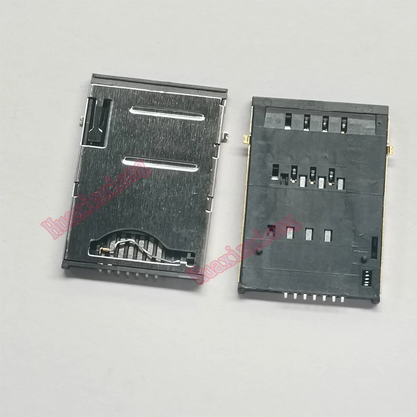 10 шт./лот sim-карты разъем 6P + 1P 7Pin 7P адаптер/разъем SIM слот для карт памяти держатель