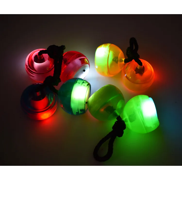 Люминесцентный палец yoyo exploding головоломка декомпрессионные игрушки для разрядки Пальчиковый йо-йо с освещением Производитель прямых продаж