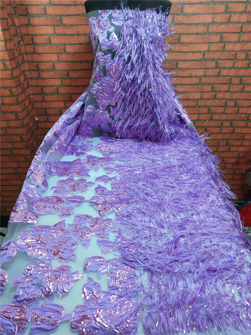 

Newest Design African Lace Fabric Embroidered Brocade Lace for Wedding Party Dress High Quality African French Tulle lace
