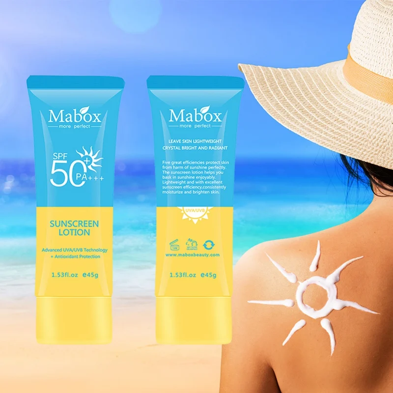 SPF 50 солнцезащитный крем для кожи, антивозрастной контроль масла, увлажняющий крем для лица и тела, отбеливающий крем