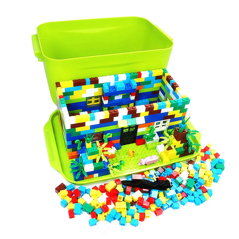 500PCS-Building-Blocks-Storage-Box-Compatible-Classic-Bricks-Organizer ...