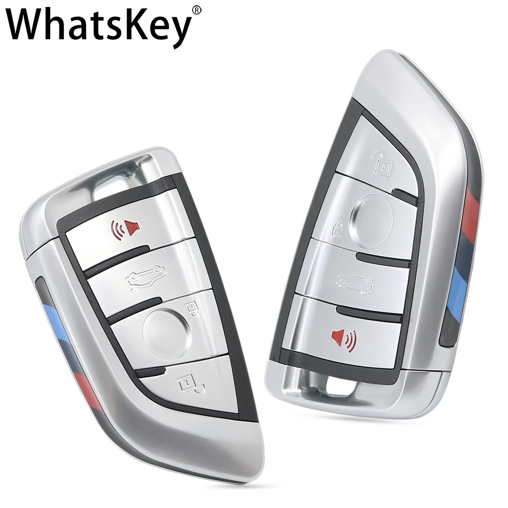 Кнопочный чехол для смарт-карты WhatsKey 3/4 вставка ключа BMW X1 X3 X5 X6 F48 F39 F10 F22 F30 G30 G20 530 525