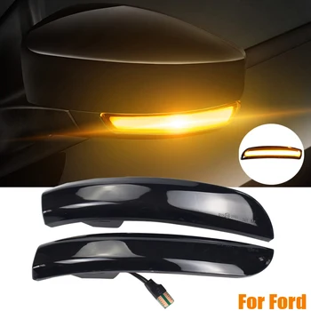 

2pcs Side Mirror indicator Dynamic Sequential Flowing LED Turn Signal Light For Ford Kuga Escape EcoSport 2013-2018