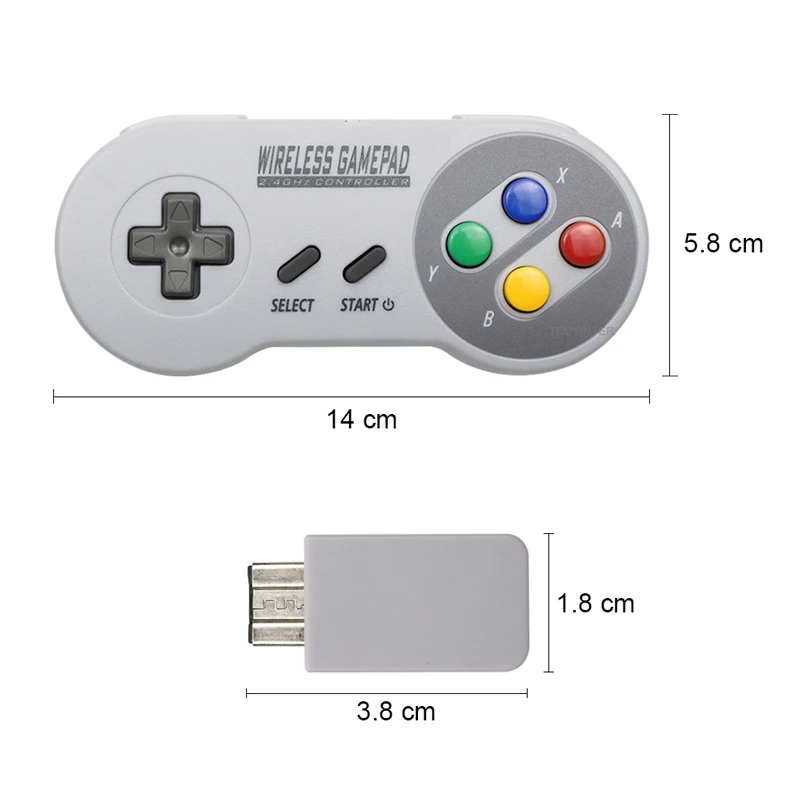 Беспроводные геймпады 2 4 ГГц джойстик контроллер для Switch SNES Super Nintendo классический