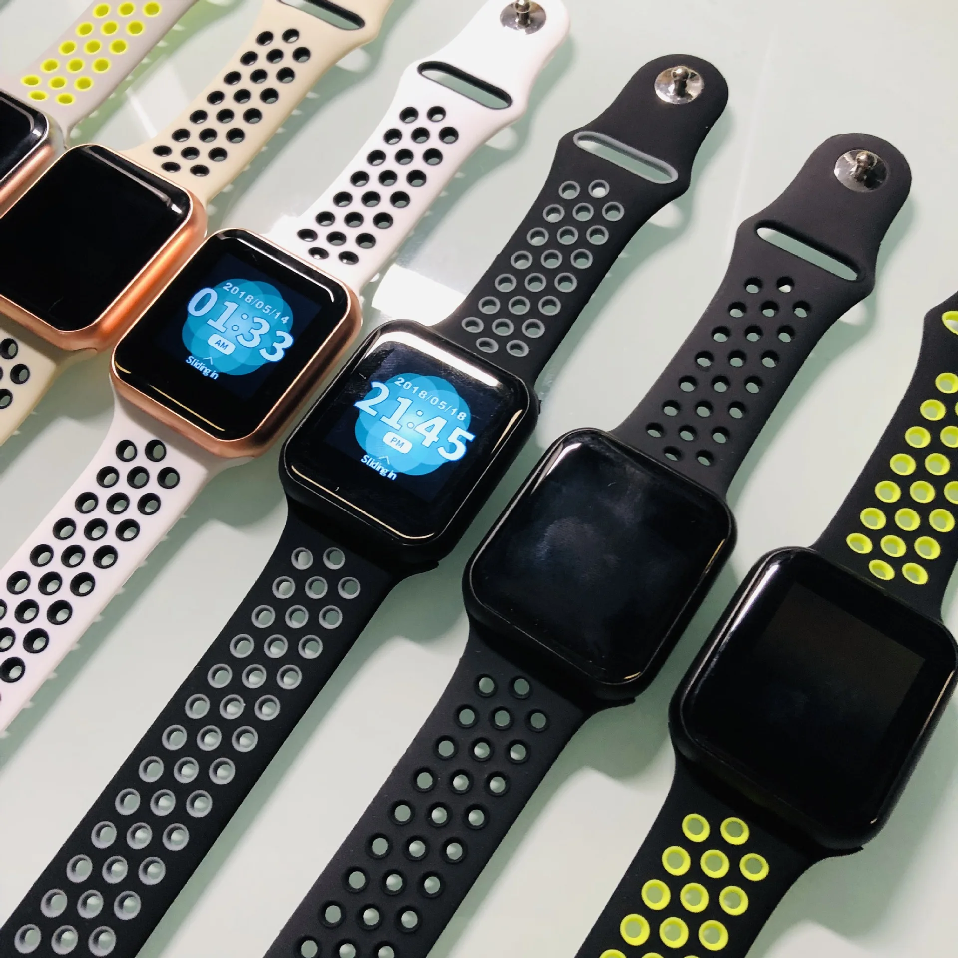 

Smart watch IP67 Waterproof Fitness Tracker Heart Rate Blood Pressure Smartwatch For IOS Android Men Applicable Apple Watch Band