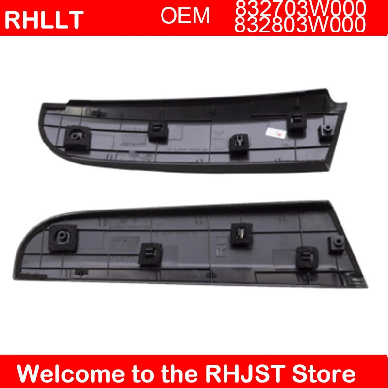 Черный C столб двери украшения задняя рамка LH RH 2 шт. для KIA Sportage 2011- OEM 832703W000 832803W000