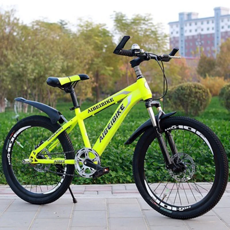 Adult Mountain Bike 22-Inch Single-Speed Two-Disc Brake Shock Absorber Student Mountain Bike