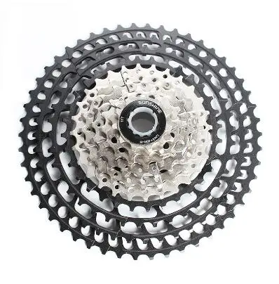 SUNSHINE-SZ10Speed SLR 2 кассеты 11-50T широкоугольный Сверхлегкий 372g CNC Freewheel MTB горный велосипед запчасти для m6000 7000