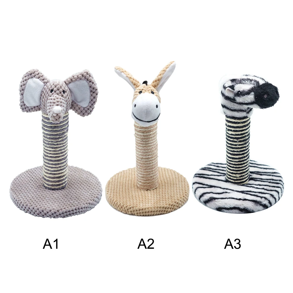 Cat Tree Sisal Rope Climbing Frame DIY Cats Scratching Post Toys Detachable Cat Tree For Cats Kitten Grinding Claw