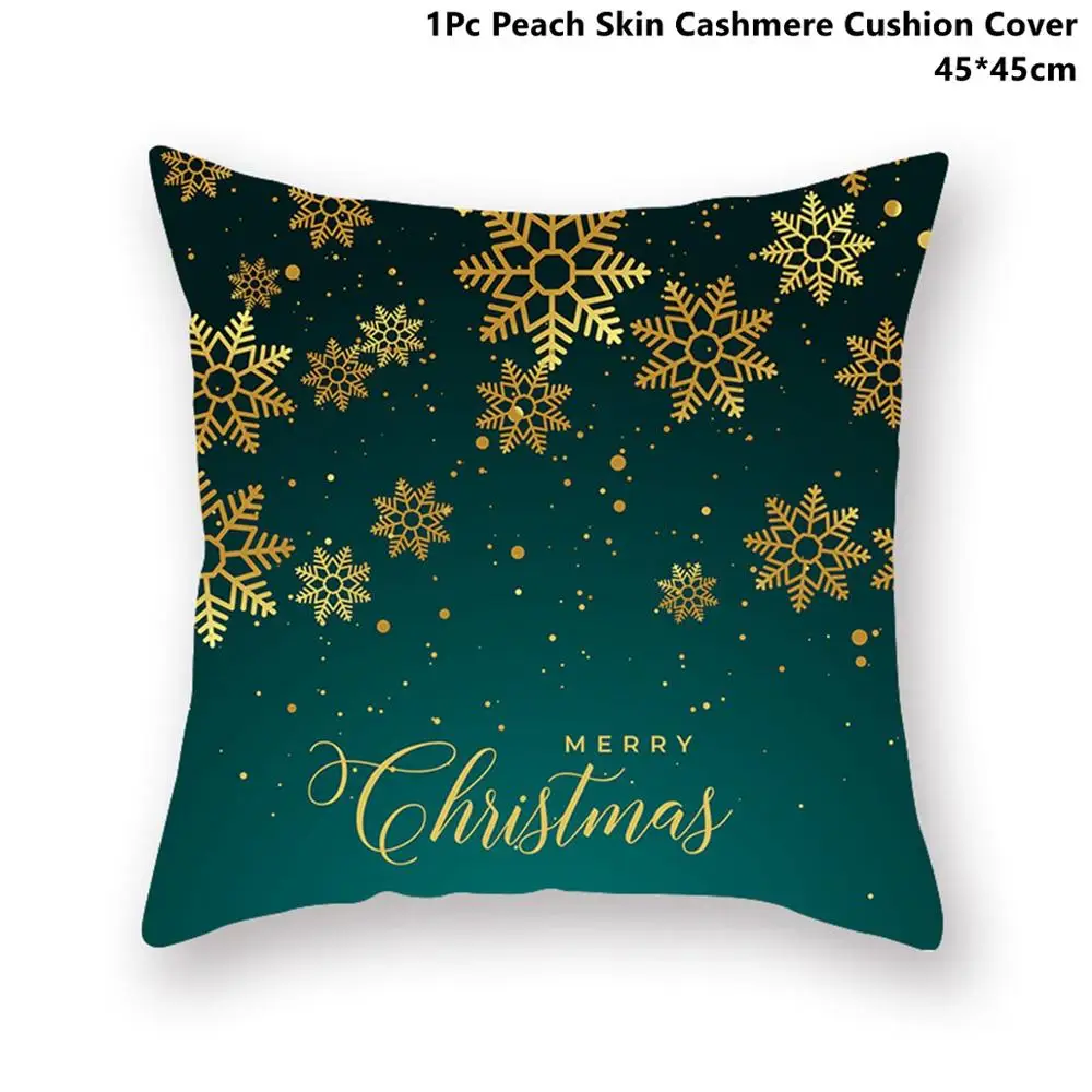Xmas Pillowcase 6 Taoup зеленый веселая Рождественская Подушка-Чехол настольный декор для рождественских украшений рождественские украшения для дома натальные Noel Navidad - Цвет: Xmas Pillowcase 6