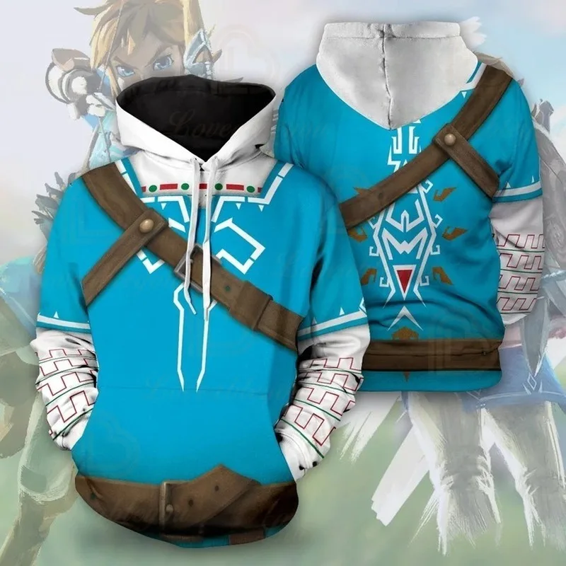 

Game The Legend of Zelda Men's and Women's Cosplay Pullover Hooded Spring Autumn Hoody 3d Print Cosplay Hoodies