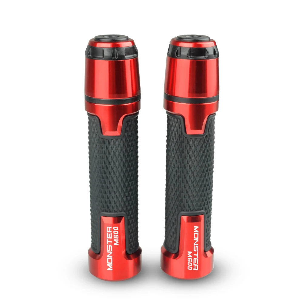 Для поездок на мотоцикле Ducati Монстр M600 696 695 796 400 M900 7/8 ''22 мм мотоциклетные ручки противоскользящая ручка мотоцикла концы акустическая система ручной Руль