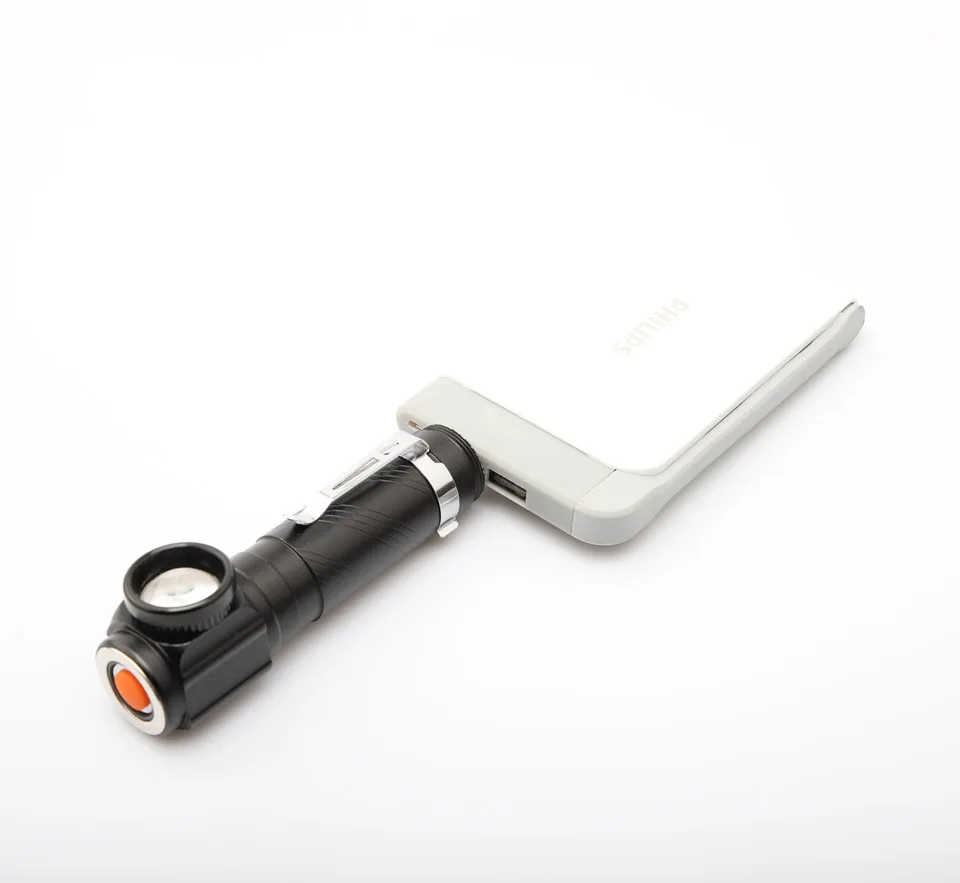 YUPARD Multi-function T6 LED Flashlight Built-in battery USB charging With magnet For night riding night fishing camping hunting