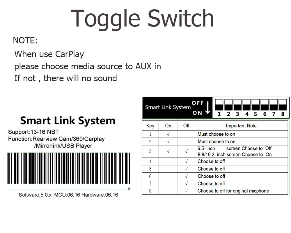 Discount Wireless CarPlay Android Auto Interface BOX for BMW 4 5 Series F32 F33 F36 F10 F11 F07 GT NBT system Mirrorlink IOS 10