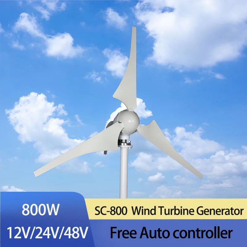 400W 12V/24V Wind Turbine Generator With 40A Hybrid, 47 OFF