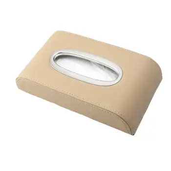 

Auto Tissue Box Pumping Paper Holder Container Temporary Stop Sign Phone Number Contact Warning Car Accessories