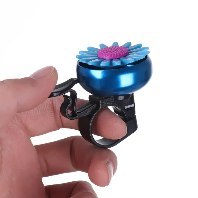 Fashion 1Pc Kids Funny Bicycle Bell Horns Bike Daisy Flower Children Girls Cycling Ring Alarm for Handlebars Multi-color 5